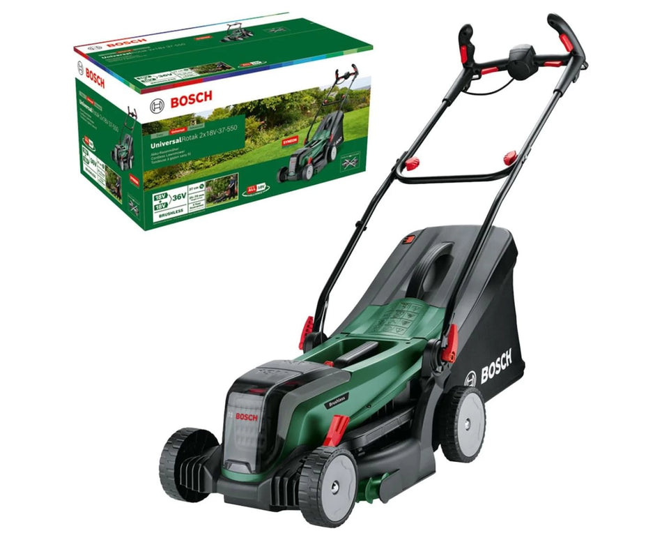 Bosch UniversalRotak 2x18V-37-550 (BT + rear roller) Cordless Lawn Mower 06008B9E71