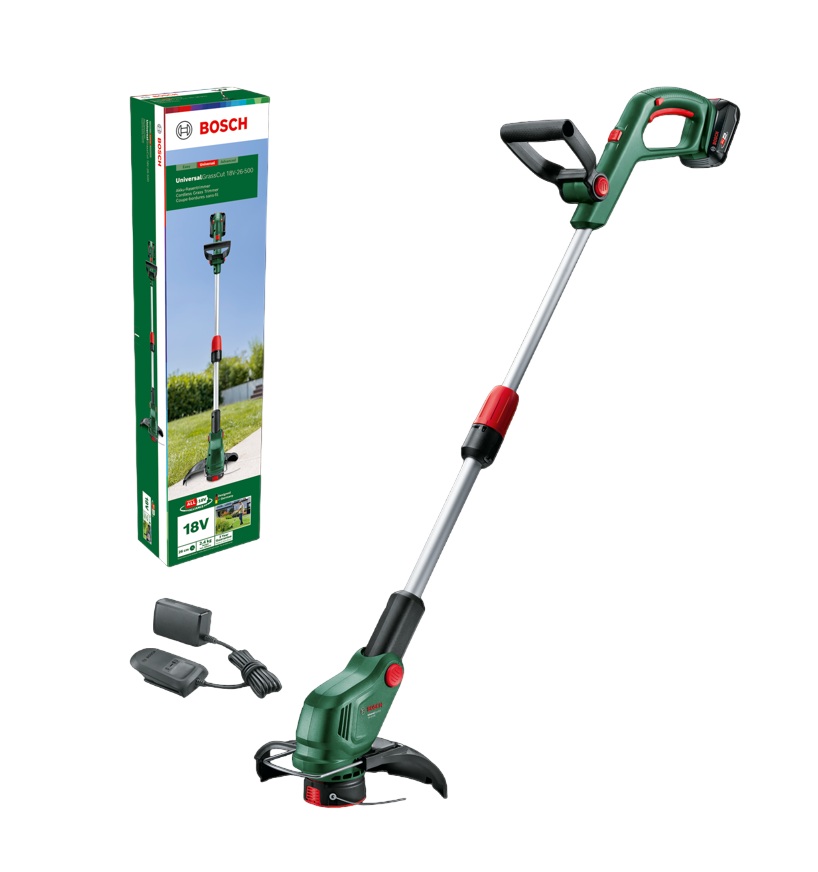 Bosch UniversalGrassCut 18V-26-500 Cordless Grass Trimmer 1 x 2.0 Battery 06008C1F70