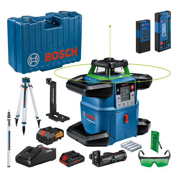 Bosch GRL 650 CHVG + LR65G + RB60 + BA1 Professional Rotary Laser (L BOXX) 0601061V01