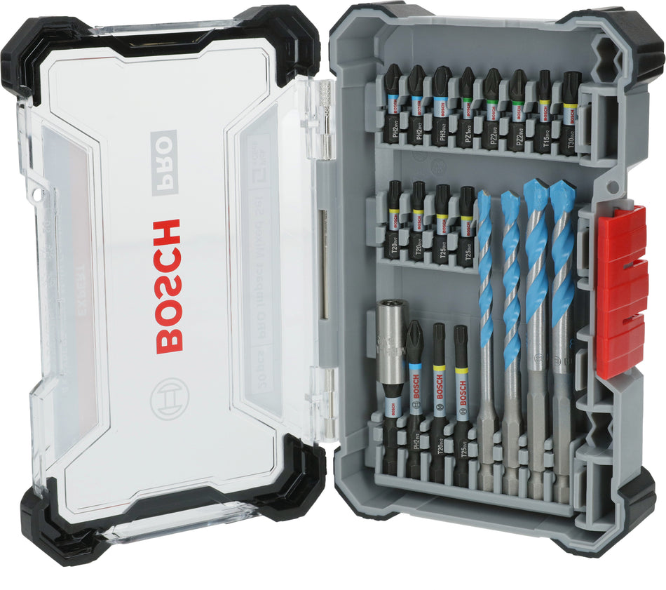 Bosch PRO Impact Screwdriving and Multiconstruction Drilling Mixed Set 20 pcs 2608521U83