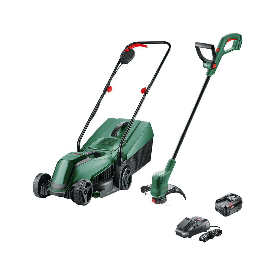 Bosch EasyMower 18V-32-200 + EasyGrasscut 18V-26 Cordless Lawn Mower 06008B9D71