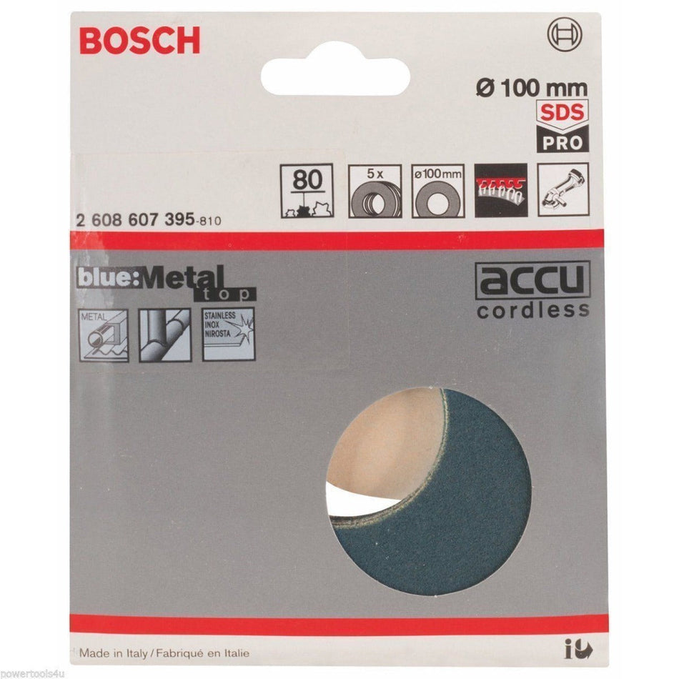 Bosch 5 piece sanding sheet set 2608607395