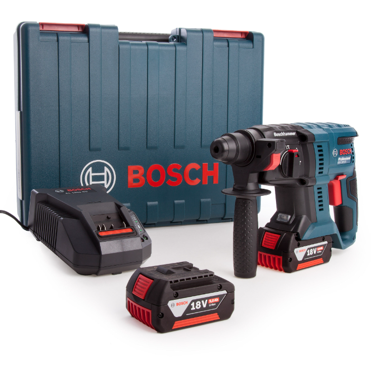 Bosch E-STOCK GBH 18 V-21 2x5A 1860 Rotary Hammer 0611911073