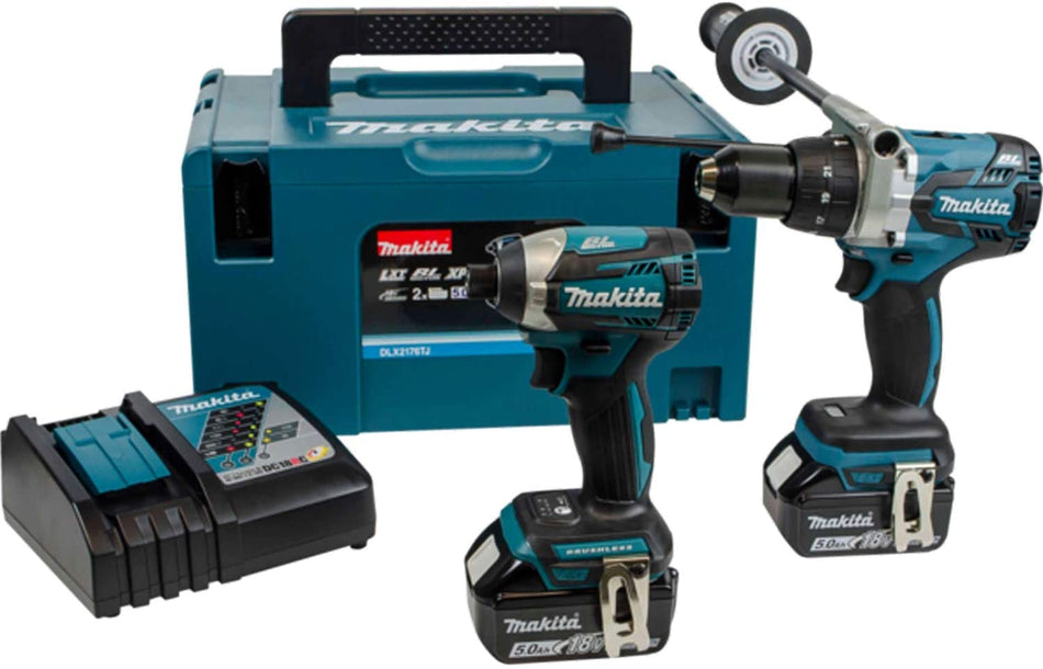 Makita DLX2176TJ 18V LXT Combi Drill/Impact Driver Combo Kit