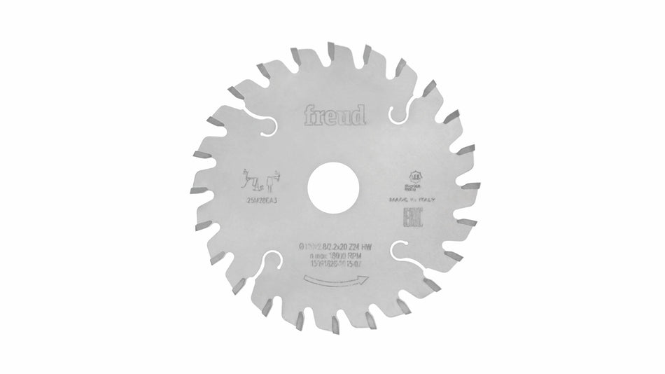 Freud F03FS05932 Multi-Material Circular Saw Blade 125mm x 20mm x 3.1mm x 24T