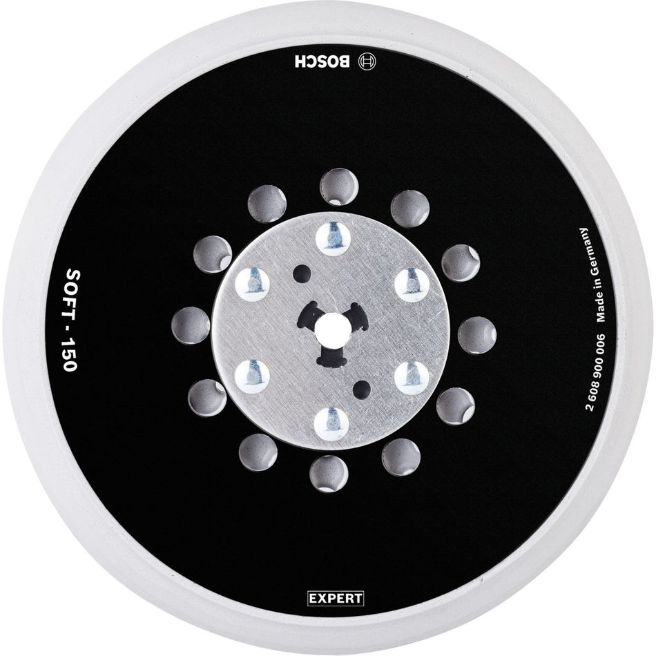 Bosch Expert Multihole Backing Pads Universal 150mm, Soft 2608900006