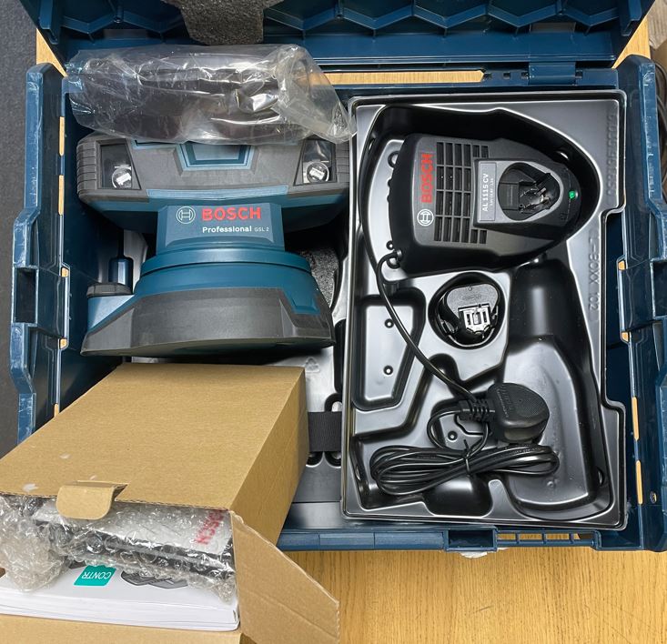 Bosch GSL2 Manual Surface Laser in L Boxx EX DEMO 0601064071D