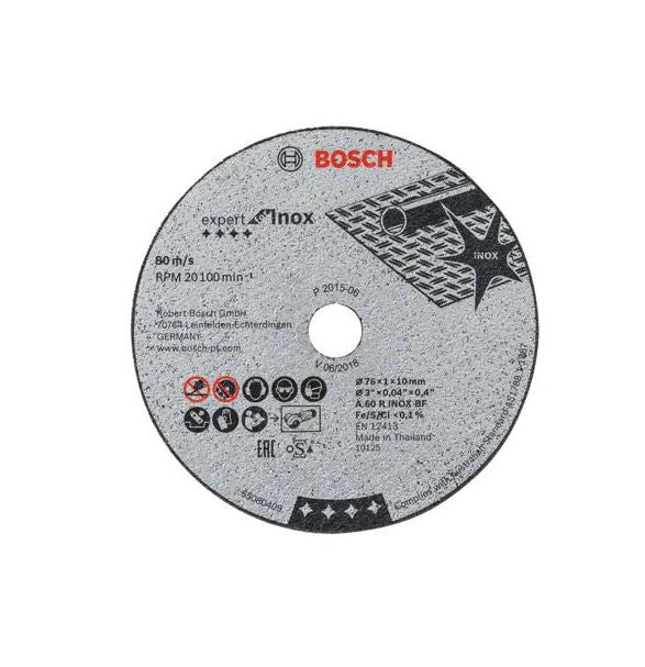 Bosch 76mm Expert Inox Abrasive Disc 5pk - 2608601520