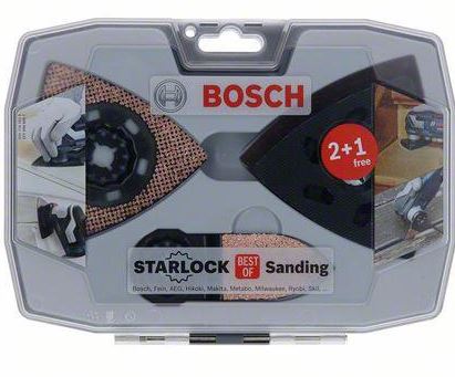 Bosch 3PCE Best of Sanding Starlock Set 2608664133