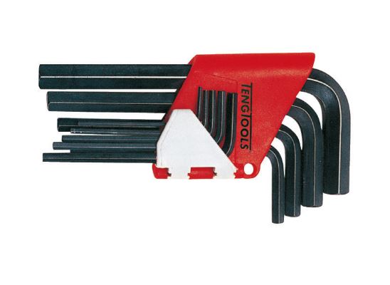 Teng Tools 1479MMR 9 Piece Metric Hex Key Set TEN 1479MMR