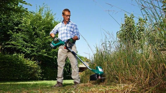 Bosch AdvancedGrassCut 36v Cordless Grass Trimmer 1 x 2.0Ah AL 3620 Campbell Miller Tools