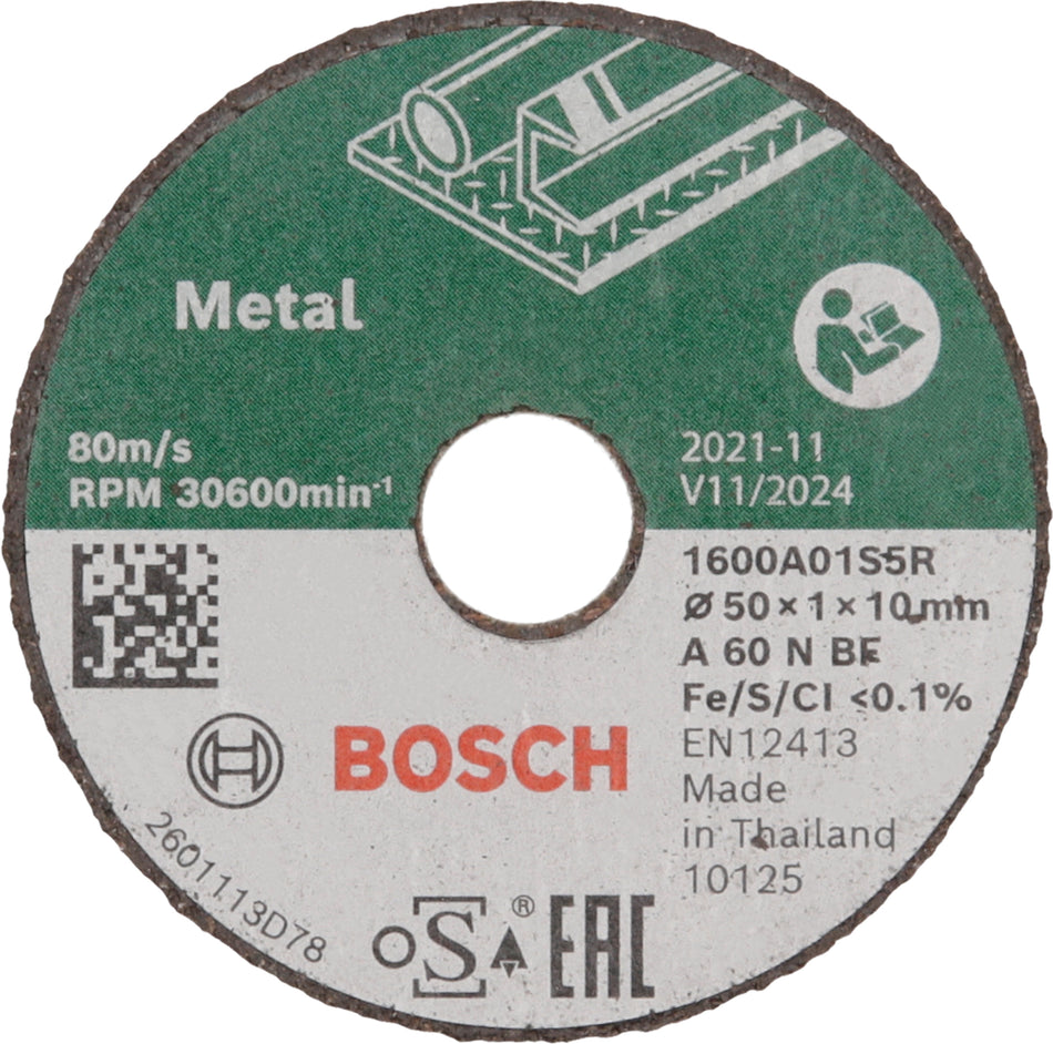 Bosch Expert for Inox Cutting Disc straight 50mm. 3-pcs pack 1600A01S5Y