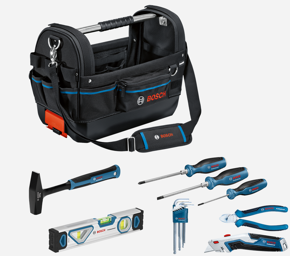 Bosch Professional GWT 20 and Hand Tools Set Combo Kit