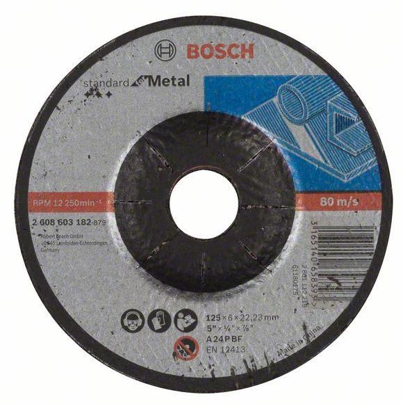 Bosch Metal Grinding Disc A 24 P BF 125x6x22.23mm 2608603182