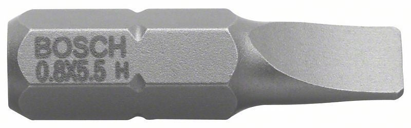 Bosch Screwdriver bit Extra Hard S 0.5x4.0. 25 mm 2607001457