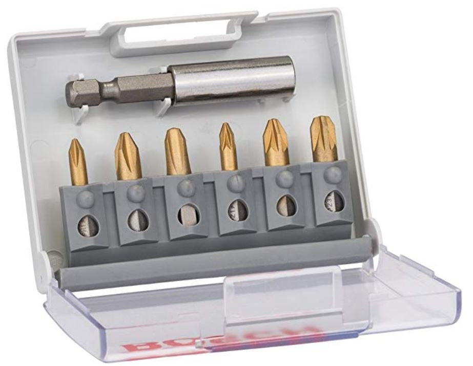 Bosch 7pc Max Grip Screwdriver Bit Set 2607001937