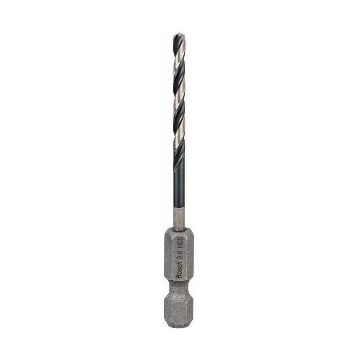 Bosch HSS Hex Shank Twist Drill Bit 3.0mm 1PCE 2608577048