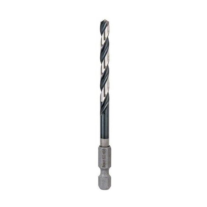 Bosch HSS Hex Shank Twist Drill Bit 5.0mm 1PCE 2608577056