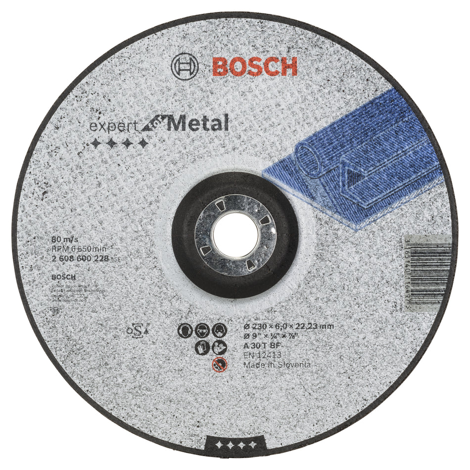 Bosch Expert for Metal grinding disc with depressed centre 2608600228