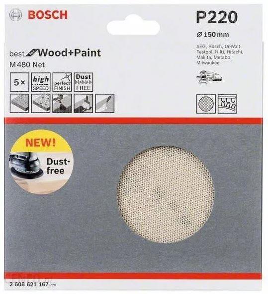 Bosch Professional Sanding sheet 150mm G220 Random Orbital Sander 5pce 2608621167