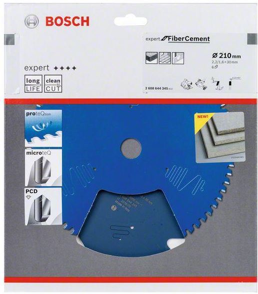 Bosch Expert for Fibre Cement Circular Saw Blade 210 x 2.2 1.5 x 30mm 6T 2608644345