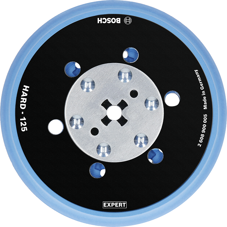 Bosch Expert Multihole Backing Pads Universal 125mm Hard 2608900005