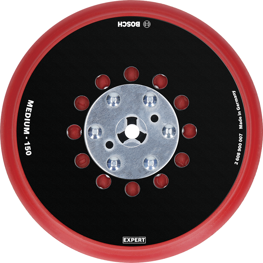 Bosch Multihole Backing Pads Universal 150mm, Medium 2608900007