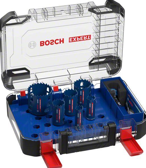 Bosch Professional EXPERT Tough Material Hole Saw Set 22,25,35,40,51,68 mm 9 pc