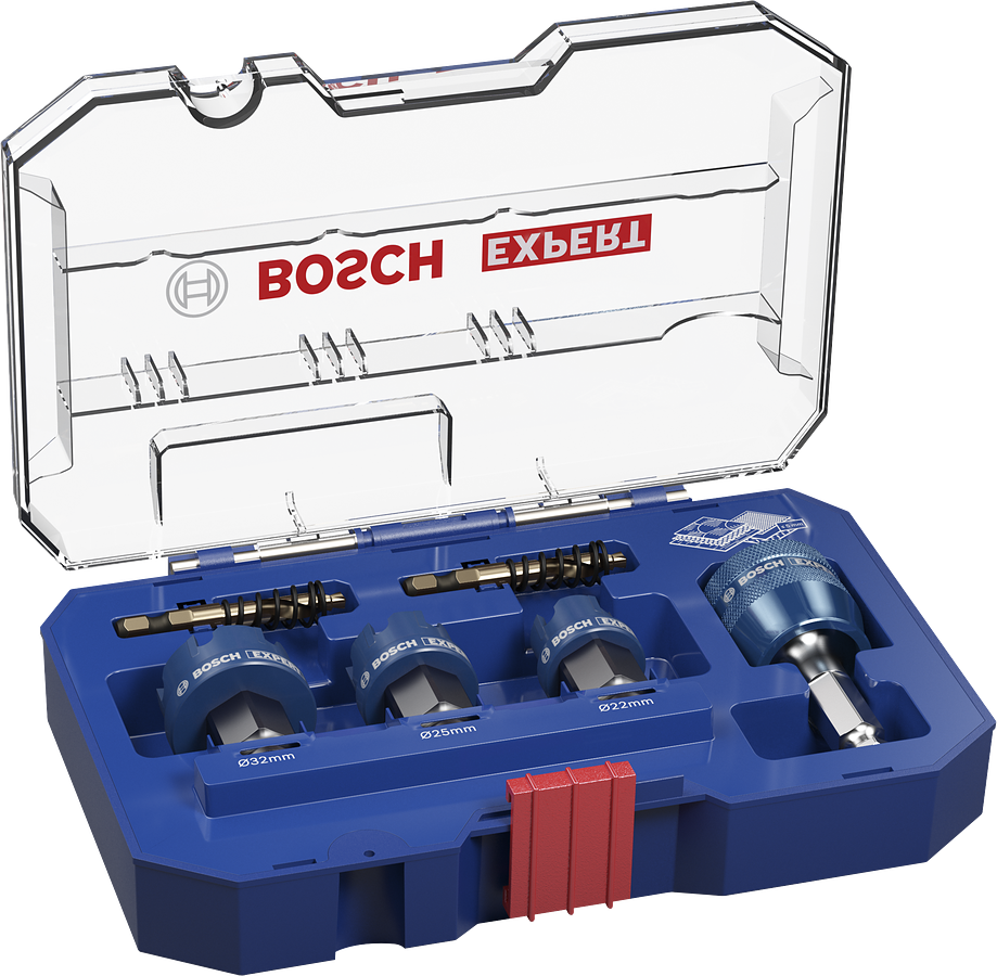 Bosch Expert TCT Sheet Metal Holesaw Set 22-25-32mm 6PCE 2608900502