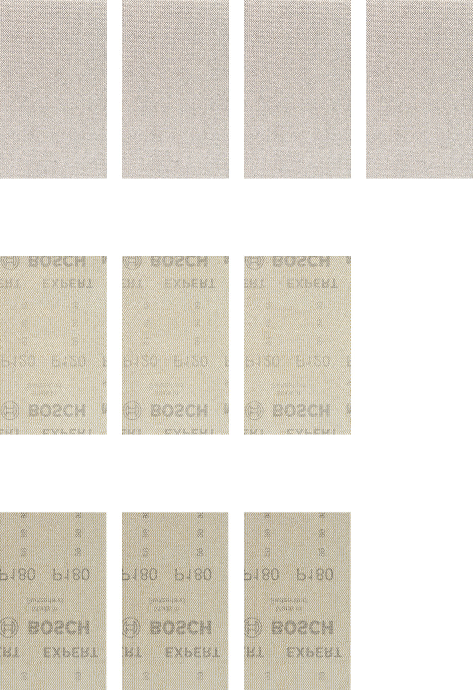 Bosch EXPERT M480 Sanding Net Set 80 x 133 mm 10-pc 2608901205