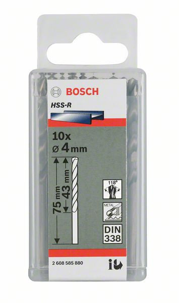 Bosch Metal drill bits HSS R. DIN 338 21 64 x 3 5 16 x 4 5 8' 2607018460