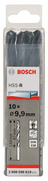 Bosch Metal drill bits HSS R. DIN 338 9.9 x 87 x 133 mm 2608596619