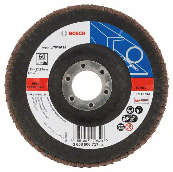 Bosch Flap disc 125 mm. 22.23 mm. 60 2608606717