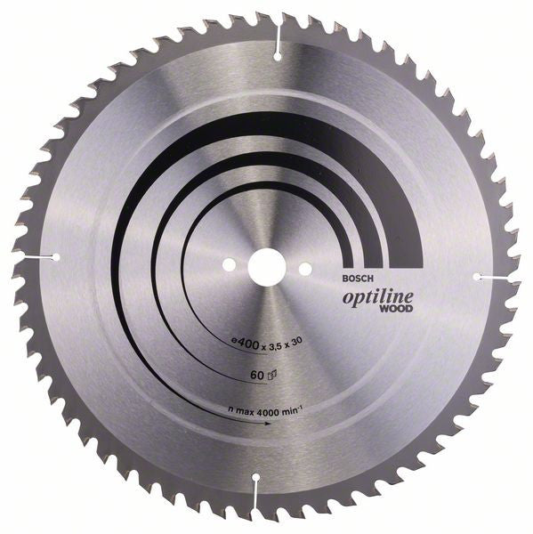 Bosch Optiline Wood circular saw blade 400 x 30 x 3.5 mm. 60 2608640675