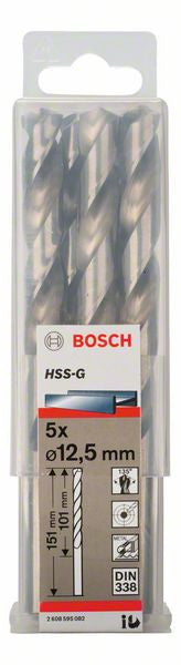 Bosch Metal drill bits HSS G. DIN 338 12.5 x 101 x 151 mm 2608595082