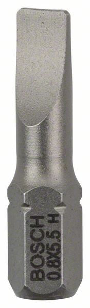 Bosch Screwdriver bit Extra Hard S 0.8x5.5. 25 mm 2607001463