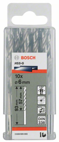 Bosch Metal drill bits HSS G. DIN 338 3 32' x 30 x 57 mm 2608585438