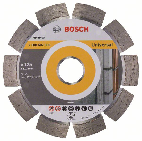 Bosch Diamond cutting disc Expert for Universal 125 x 22.23 x 2.2 x 12 mm 2608602565