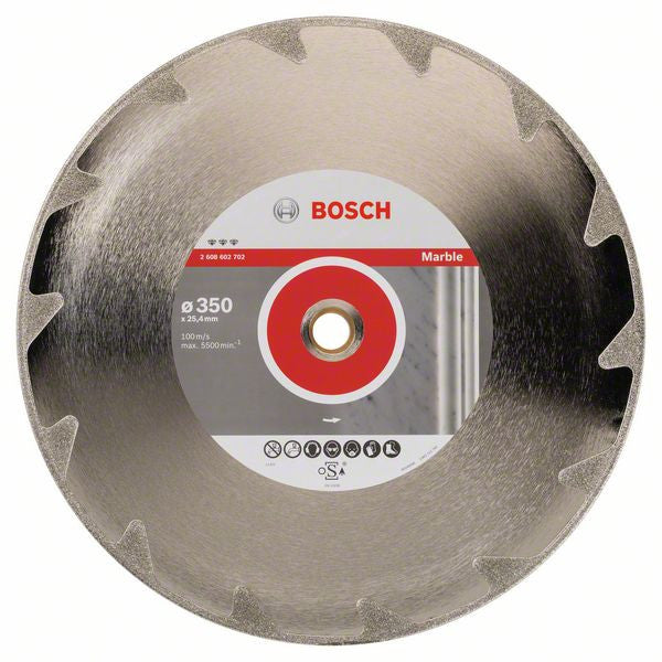 Bosch Diamond cutting disc Best for Marble 350 x 25.40 x 2.6 x 5 mm 2608602702