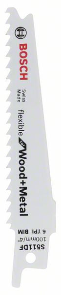 Bosch Sabre saw blade S 511 DF Flexible for Wood and Metal 2608657723