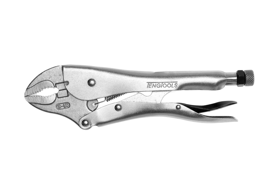 Teng Tools 401 12 12" Plated. Round & Flat Power Grip Pliers