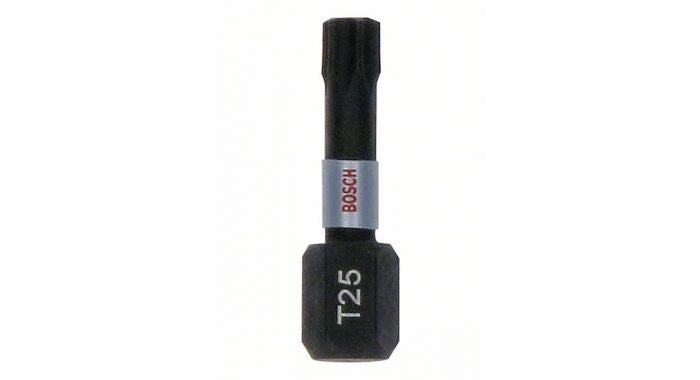 Bosch Tx25 25mm Impact Control Screwdriver Bits in TicTac Box (Pack of 25) 2607002806