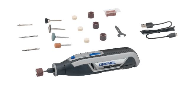 Dremel Lite 7660 15 3.6v Cordless Multi Tool Kit F0137760JB