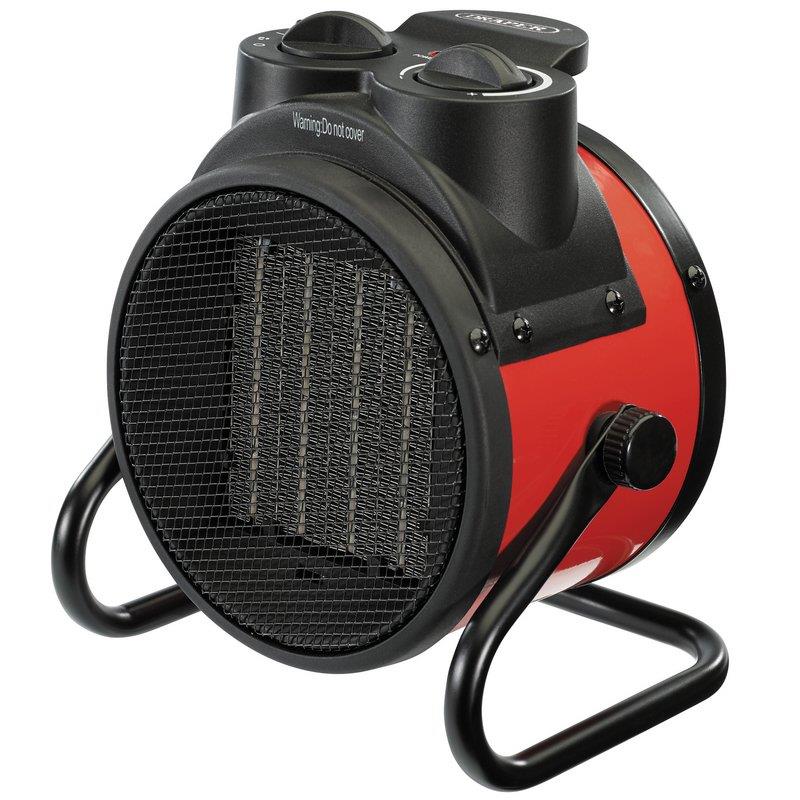 Draper 92967 240V PTC Electric Space Heater. 6.800 BTU 2 KW