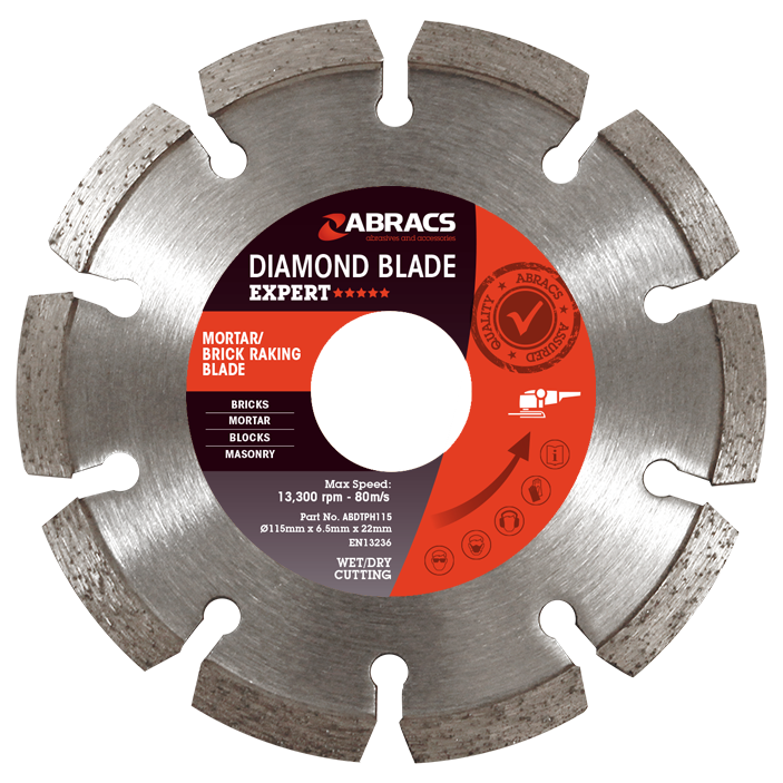 Abracs ABDBTPH115 Diamond Blade 115x6.5x22mm