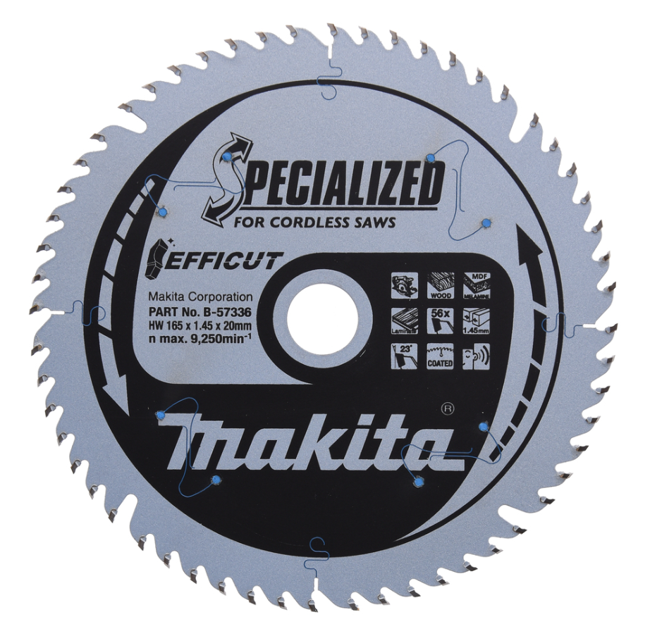 Makita B 57336 Circular saw blade TCT 165 x 20 mm 56 T