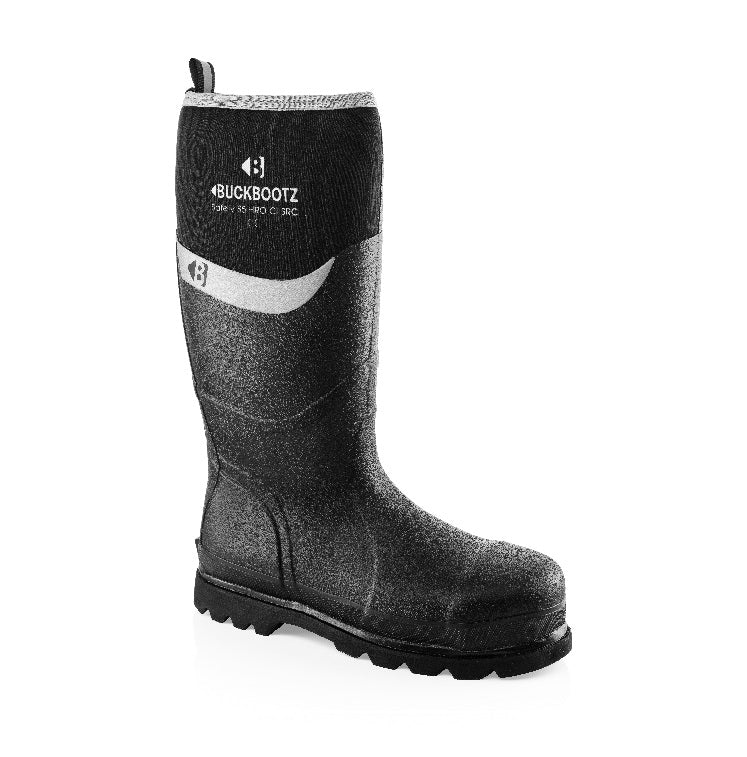 Buckler Boots S5 Safety Wellington Boot Black - Size 12 - BUC-BBZ6000BK-46