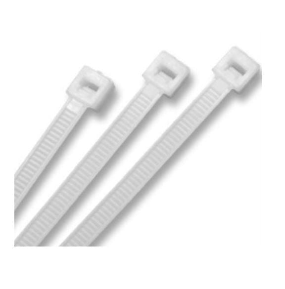 CMT 217M, Pack of 100 White Cable Ties 160 x 4.8 mm