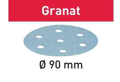 Festool 497365 STF D90-6 P80 GR-50 Granat Sanding Discs 50PCE