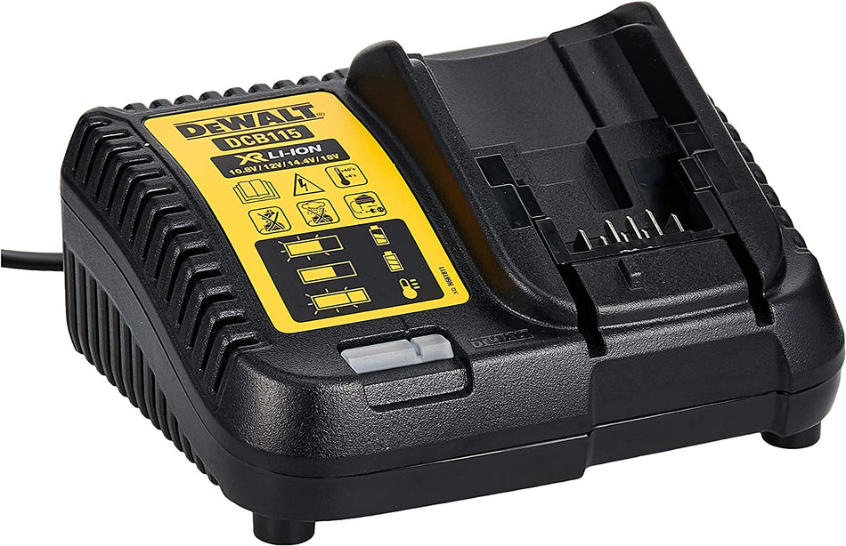 Dewalt DCB115 XR Li-Ion 10.8-14.4-18V Battery Charger DCB115 (33% faster than DCB113)